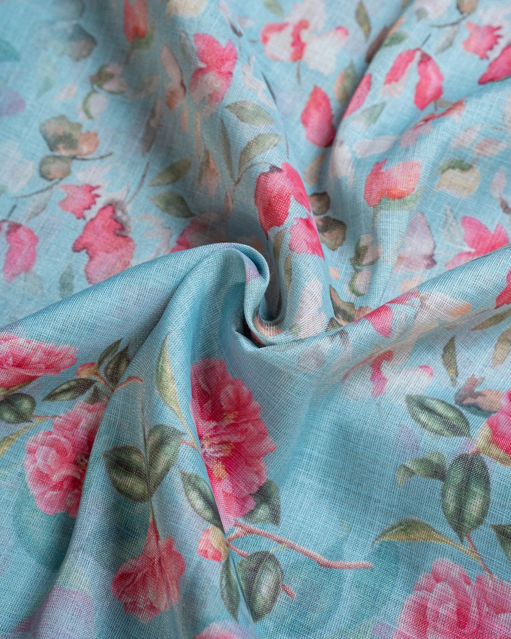 Elegant Floral Printed Chudi Material