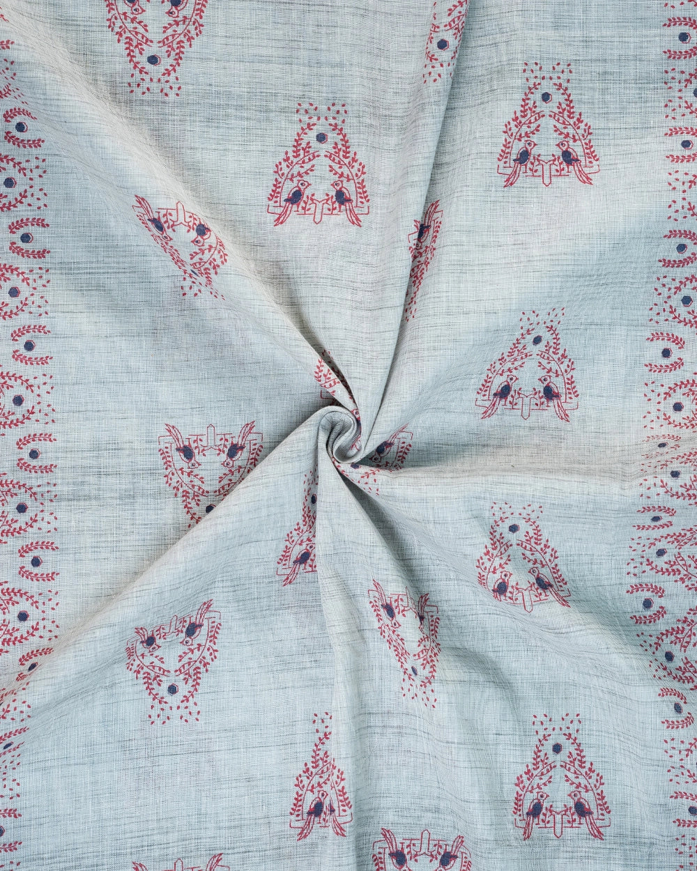 Elegant Beige & Navy Blue Chudi   Material