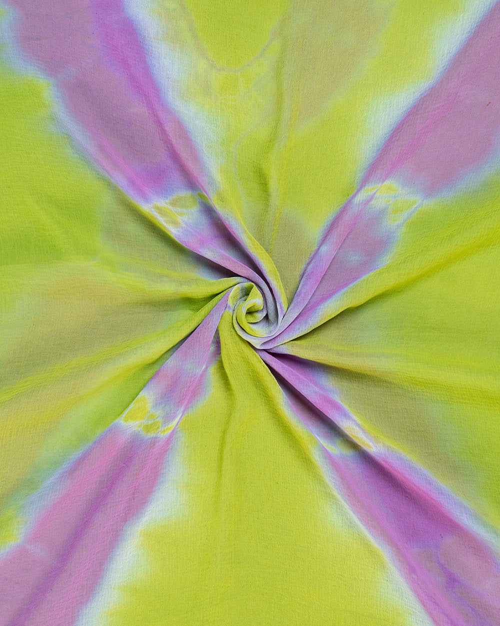 Elegant Lavender & Lime Green Embroidered Chudi Material