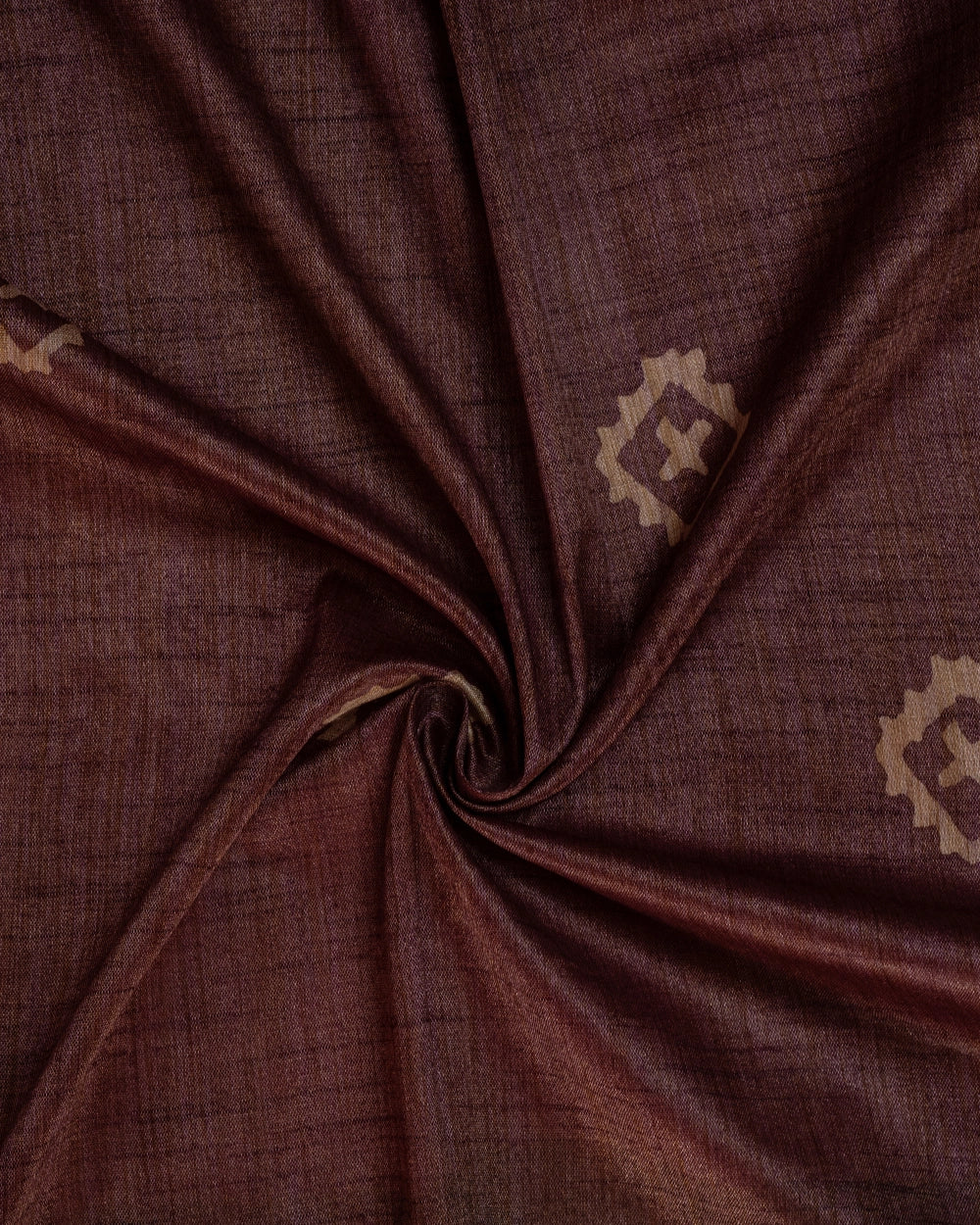 Elegant Olive Green & Maroon Printed Chudi Material