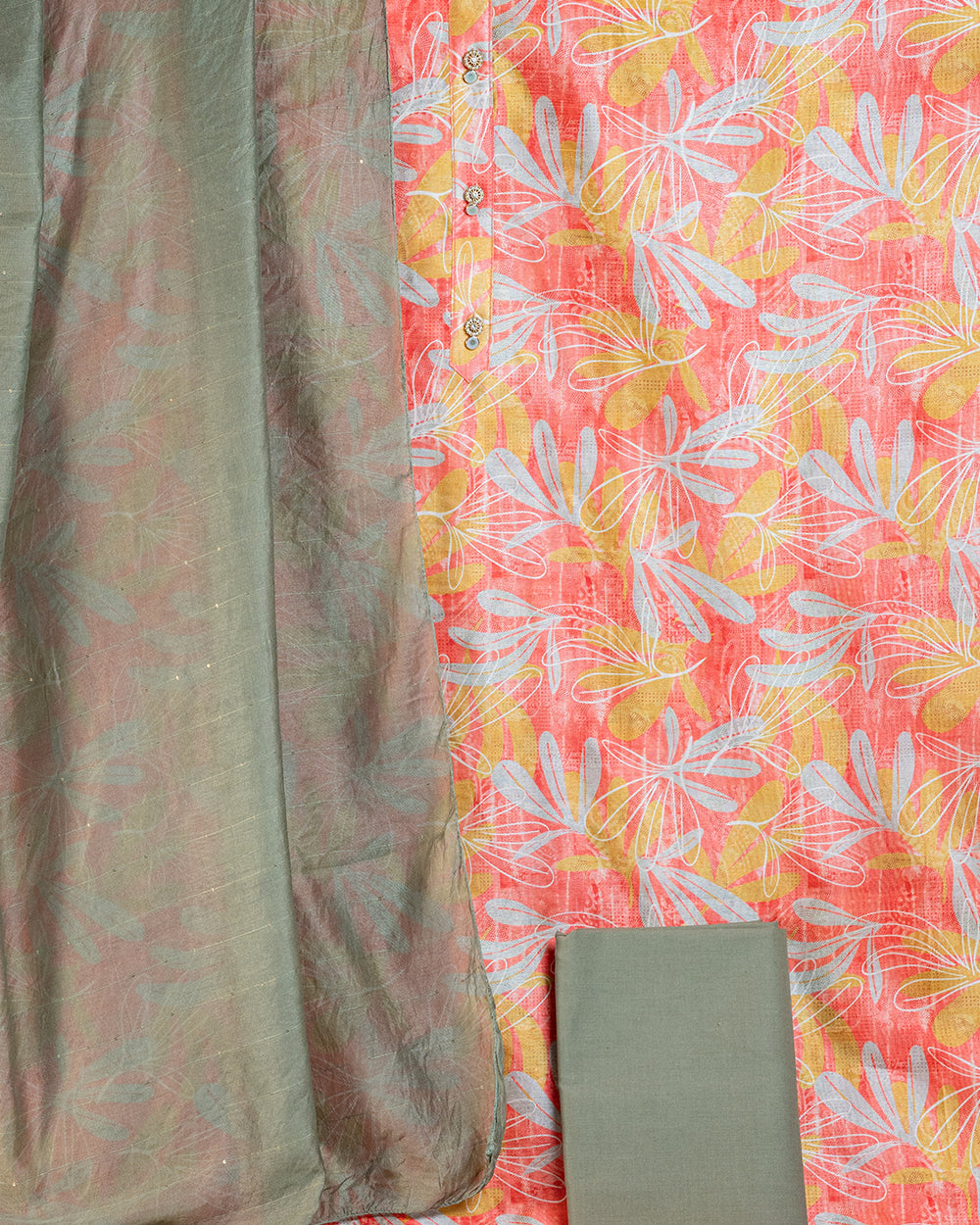 Trendy Floral Chudi Material