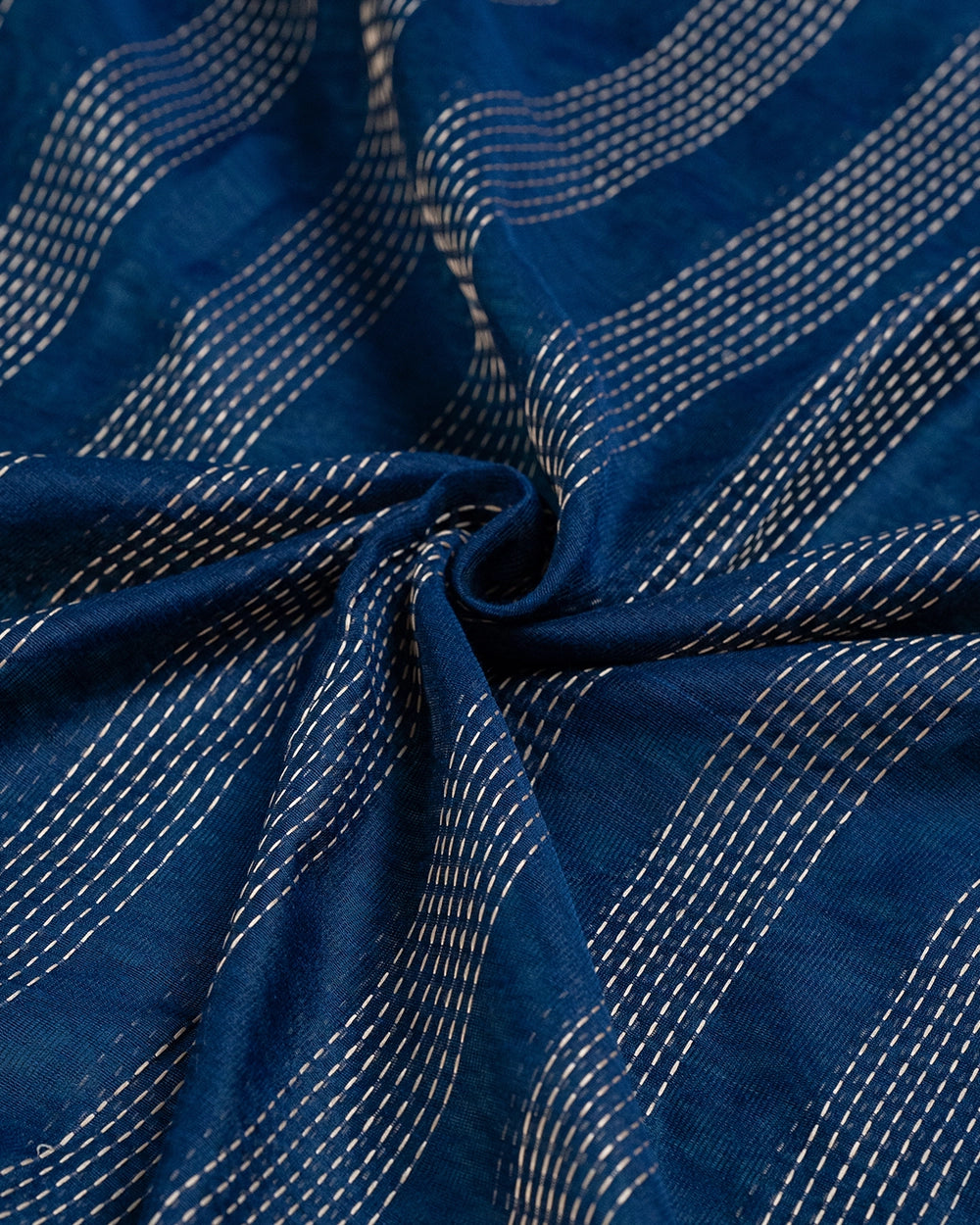 Lime Green & Navy Blue Chudi Material