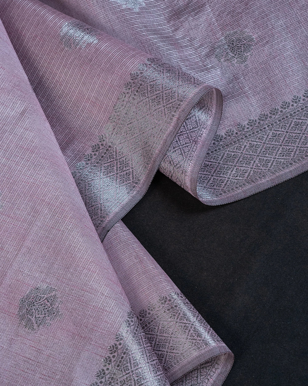 Elegantd dusty Pink &Grey Chudi Material
