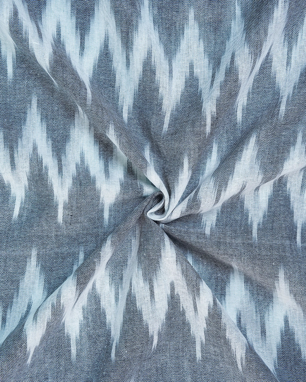 Elegant White & Slate Grey Chudi Material